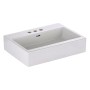 Vasque à poser LAUFEN Living City 60 cm avec trop-plein et 3 trous de robinet