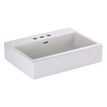 Vasque à poser LAUFEN Living City 60 cm avec trop-plein et 3 trous de robinet