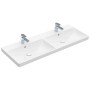 Villeroy & Boch Avento Schrank-Doppelwaschtisch 120 x 47 cm, mit 2 Hahnlöchern, mit Überlauf - Detailansicht