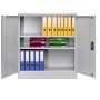 Wolfstahl Büro Stahlschrank - Aktenschrank Lichtgrau abschliessbar 92x42x100cm, zerlegt - technische Ansicht