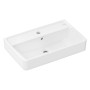 hansgrohe Xanuia Q Lavabo Compact 600/370 avec trou de robinet et trop-plein, SmartClean - vue détaillée