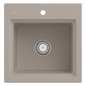 Villeroy & Boch Subway Style 50 S Einbauspüle, Ablaufgarnitur mit Handbetätigung