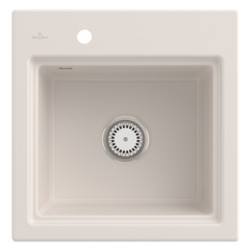 Villeroy & Boch Subway Style 50 S Einbauspüle, Ablaufgarnitur mit Handbetätigung