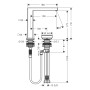 Robinet de lavabo hansgrohe Tecturis E 2 trous 150 CoolStart économiseur d'eau+ avec bonde - photo produit