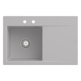 Villeroy & Boch Subway Style 45 Einbauspüle, Ablaufgarnitur mit Excenterbetätigung, Becken links