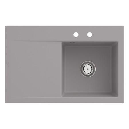 Villeroy & Boch Subway Style 45 Einbauspüle, Ablaufgarnitur mit Handbetätigung, Becken rechts
