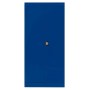 Wolfstahl Büro Stahlschrank - Aktenschrank Enzianblau abschliessbar 92x42x195cm, aufgebaut - Detailansicht