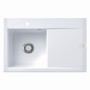 Villeroy & Boch Subway Style 45 Einbauspüle, Ablaufgarnitur mit Handbetätigung, Becken links