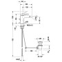 Duravit Tulum Einhebel-Bidetmischer - Detailansicht