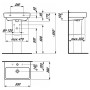 Lavabo LAUFEN PRO S Compact 55 cm