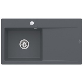 Villeroy & Boch Subway Style 50 Einbauspüle, Ablaufgarnitur mit Excenterbetätigung, Becken links