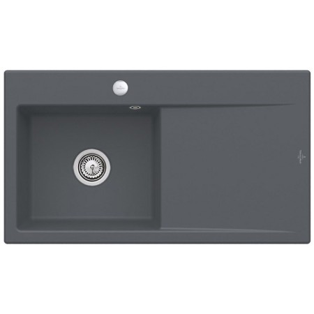 Villeroy & Boch Subway Style 50 Einbauspüle, Ablaufgarnitur mit Excenterbetätigung, Becken links