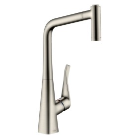 Mitigeur de cuisine monocommande hansgrohe Metris M71 320, douchette extractible, 2 jets, sBox