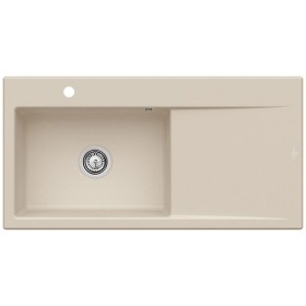 Villeroy & Boch Subway Style 60 Einbauspüle, Ablaufgarnitur mit Handbetätigung, Becken links