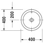 Duravit Architec Einbauwaschtisch 40 cm - Detailansicht