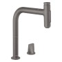 hansgrohe Mitigeur de cuisine monocommande à 2 trous Metris Select M71 200