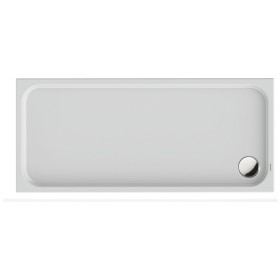 Receveur de douche rectangulaire Duravit D-Code 170 x 75 cm avec revêtement antidérapant