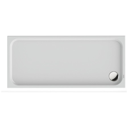 Receveur de douche rectangulaire Duravit D-Code 170 x 75 cm avec revêtement antidérapant