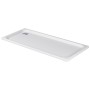 Receveur de douche rectangulaire Duravit D-Code 170 x 75 cm avec revêtement antidérapant - vue détaillée