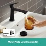 Robinet de lavabo monocommande hansgrohe Rebris E 110 CoolStart sans bonde