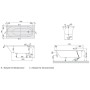Baignoire Villeroy & Boch Oberon Solo 170 x 70 cm