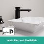 Robinet de lavabo hansgrohe Vernis Shape 190 sans bonde - vue détaillée