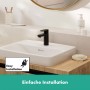Robinet de lavabo hansgrohe Vernis Shape 190 sans bonde - vue technique