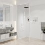 Raccord de plafond hansgrohe E 10 cm, carré - vue détaillée