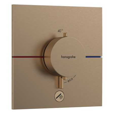 Thermostat encastré hansgrohe ShowerSelect Comfort E pour 1 consommateur et 1 sortie supplémentaire