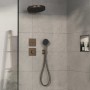 Thermostat encastré hansgrohe ShowerSelect Comfort E pour 1 consommateur et 1 sortie supplémentaire - vue technique