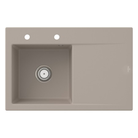Villeroy & Boch Subway Style 45 Einbauspüle, Ablaufgarnitur mit Excenterbetätigung, Becken links