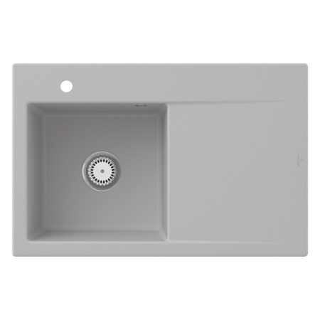 Villeroy & Boch Subway Style 45 Einbauspüle, Ablaufgarnitur mit Excenterbetätigung, Becken links