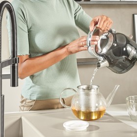 Évier encastrable Villeroy & Boch Subway Style 45 FLAT, bonde à actionnement manuel, cuve à droite