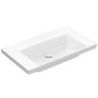 Villeroy & Boch Subway 3.0 Schrankwaschtisch 80 cm, ohne Hahnloch, ohne Überlauf - Detailansicht