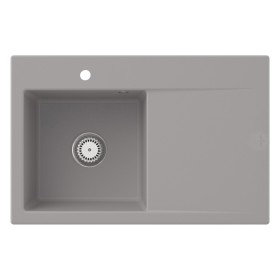 Villeroy & Boch Subway Style 45 Einbauspüle, Ablaufgarnitur mit Handbetätigung, Becken links