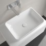 Villeroy & Boch Architectura Aufsatzwaschbecken, 60 x 40,5 x 15,5 cm, mit Überlauf, ungeschliffen - Detailansicht