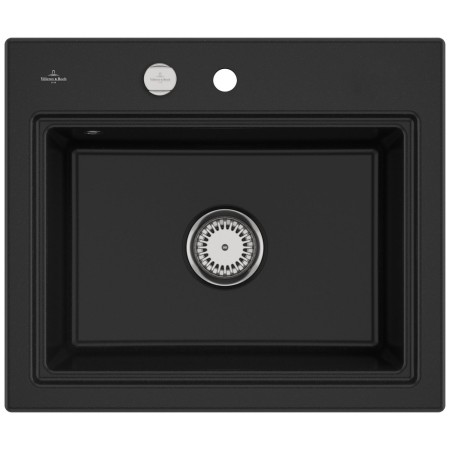 Villeroy & Boch Subway Style 60 S Einbauspüle, Ablaufgarnitur mit Excenterbetätigung, inkl. Abtropfgitter