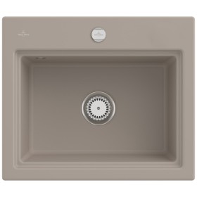 Villeroy & Boch Subway Style 60 S Einbauspüle, Ablaufgarnitur mit Excenterbetätigung, inkl. Abtropfgitter