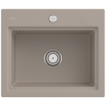 Villeroy & Boch Subway Style 60 S Einbauspüle, Ablaufgarnitur mit Excenterbetätigung, inkl. Abtropfgitter