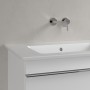 Villeroy & Boch Venticello Schrank-Doppelwaschtisch 130 x 50 cm, ohne Hahnloch, mit Überlauf - technische Ansicht
