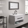 Robinet de lavabo hansgrohe Vernis Shape 3 trous avec vidage à tirette - vue détaillée