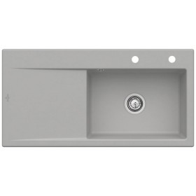 Villeroy & Boch Subway Style 60 Einbauspüle, Ablaufgarnitur mit Handbetätigung, Becken rechts