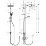 hansgrohe Crometta E 240 1jet Showerpipe Reno EcoSmart - vue technique