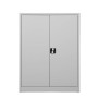 Wolfstahl Büro Stahlschrank - Aktenschrank Lichtgrau abschliessbar 92x42x120cm, aufgebaut - Produktansicht