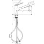 hansgrohe Zesis M33 Einhebel-Küchenarmatur 150 mit Ausziehbrause