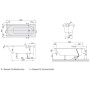 Baignoire Villeroy & Boch Oberon Solo 180 x 80 cm