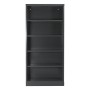 Wolfstahl Büro Stahlschrank - Aktenregal stahl 4 Fachböden 92x42x195cm anthrazitgrau