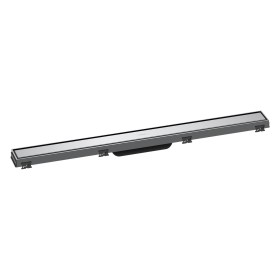 hansgrohe RainDrain Match Fertigset Duschrinne 80 cm, mit höhenverstellbarem Rahmen