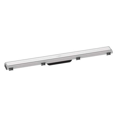 hansgrohe RainDrain Match Kit caniveau de douche 80 cm, avec cadre ajustable en hauteur