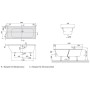 Villeroy & Boch Subway Duo-Badewanne 160 x 70 cm